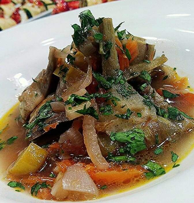 Barigoule de lcachofas