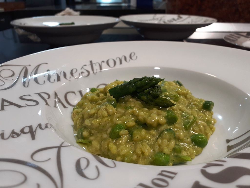 Risotto de espinacas