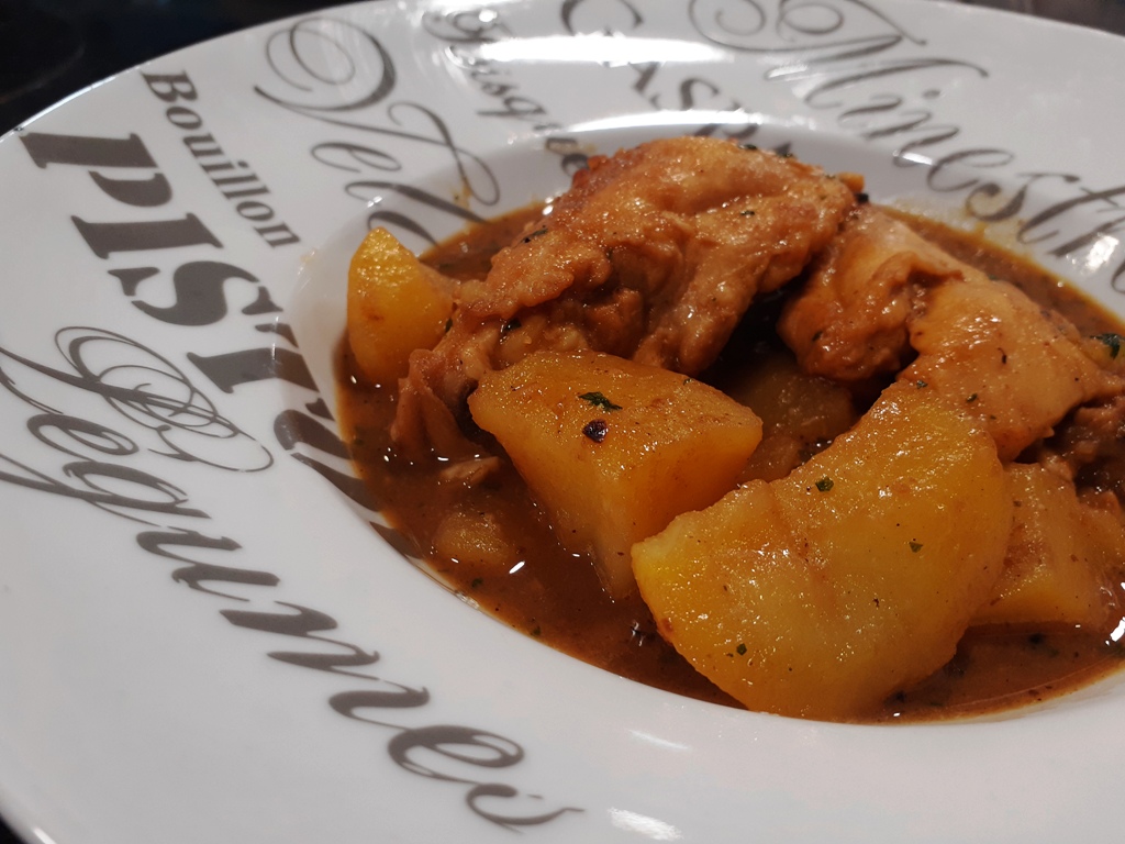 Pollo con galeras
