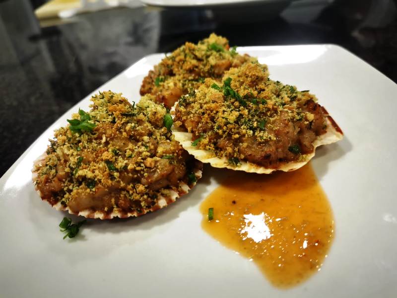 Concha de pescado y marisco