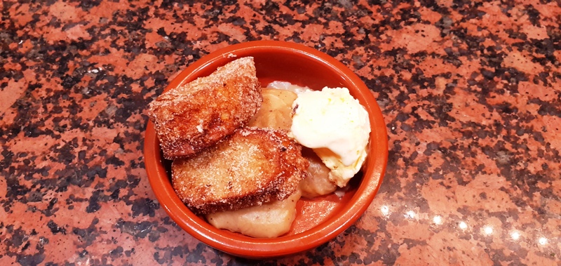 Torrijas con turrón