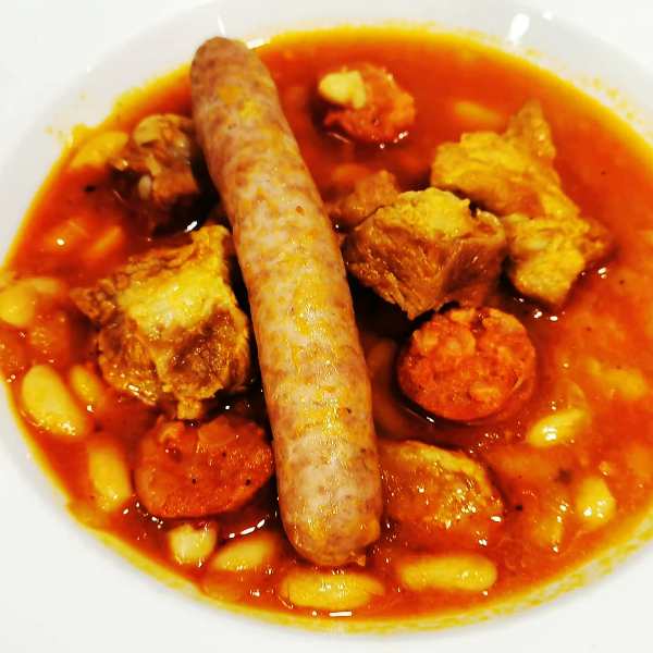 Judías con chorizo