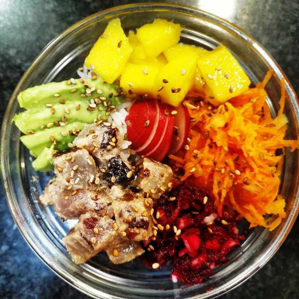 Poke bowl de atún
