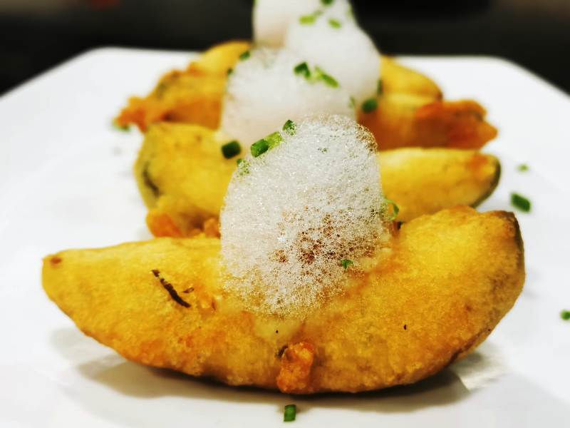 Tempura de aguacate