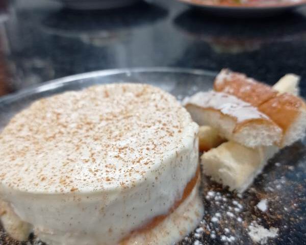 Receta de mousse de horchata con fartons