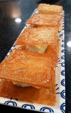 Bocadillo crujiente de queso
