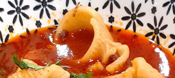 Receta de galets con verduras