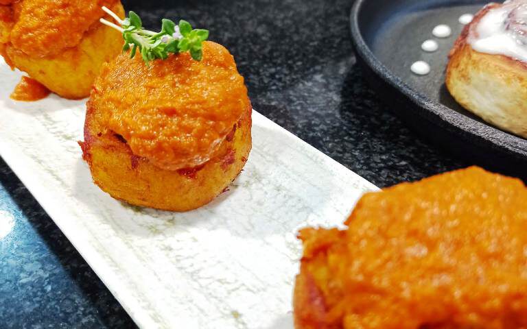 Receta de patatas rellenas de quinoa