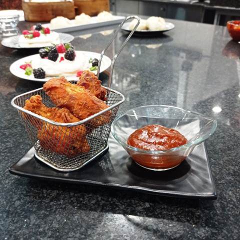 Alitas de pollo barbacoa