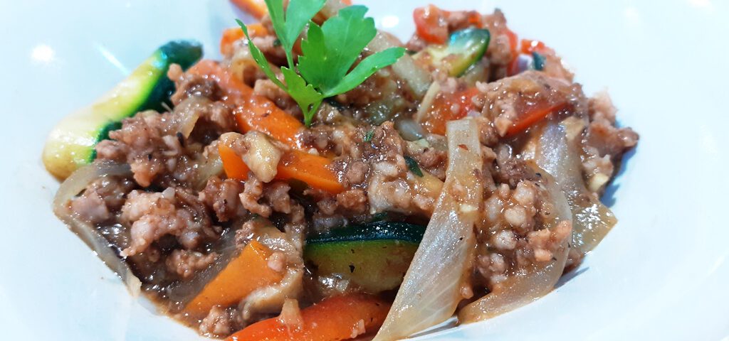 Receta de chop suey de butifarra