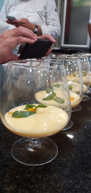 Crema de melocotón