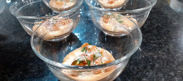 Receta de rape con crema de marisco