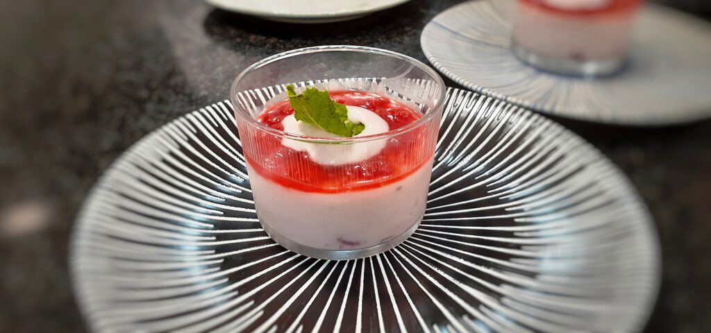 Receta de mousse de frutas rojas