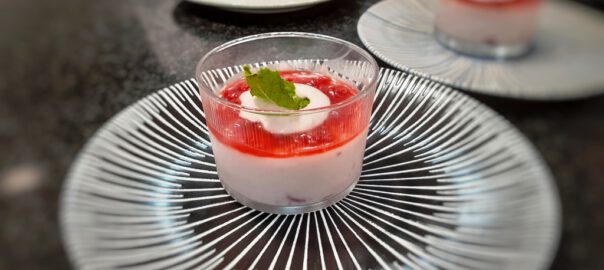 Receta de mousse de frutas rojas
