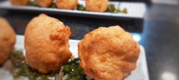 Receta de bolas de salmón con encurtidos
