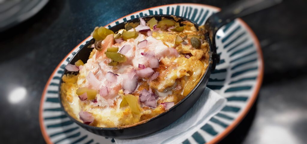 Receta de tortilla de salmón ahumado