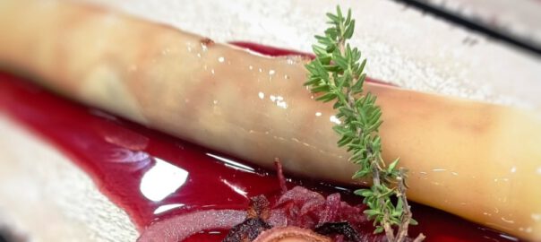 Receta de canelon de butifarra con setas