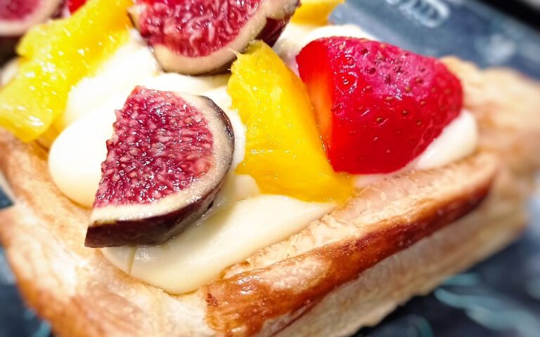 Receta de hojaldre de frutas de temporada
