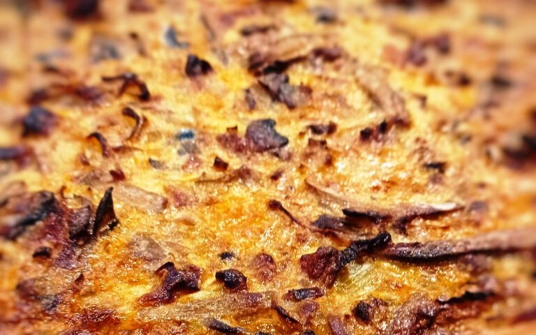 Receta de quiche de puerros y setas