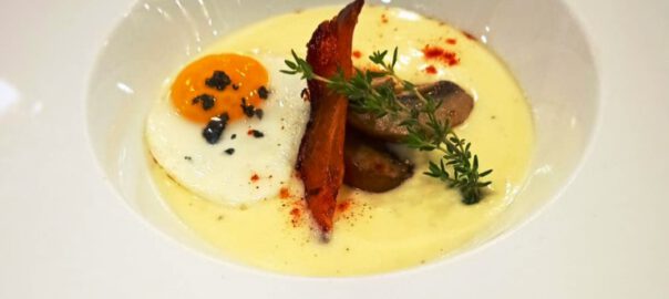 Receta de Parmentier con setas