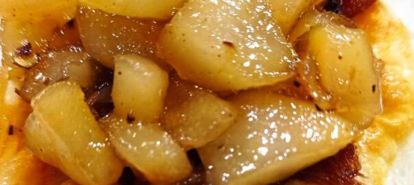 Receta de hojaldre de pato con peras