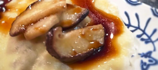 Receta de raviolis de shitake