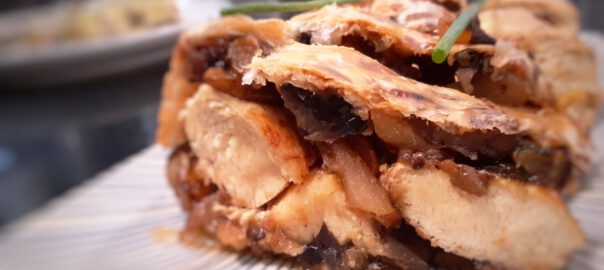 Receta de torta de pollo y miel