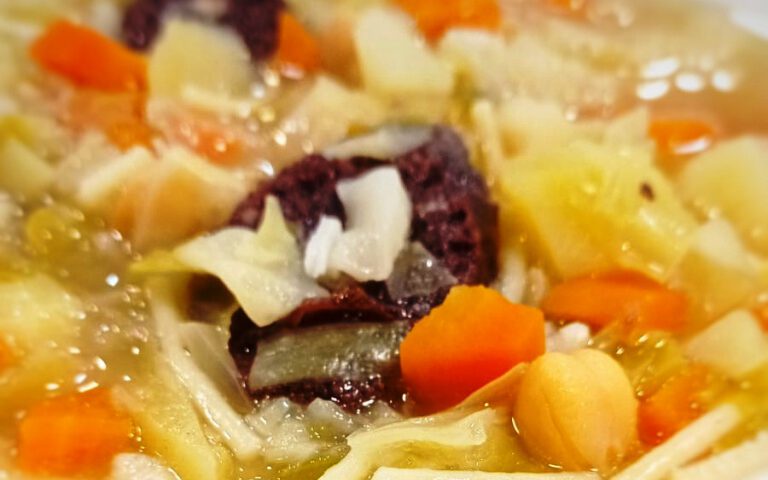Receta de escudella de verduras