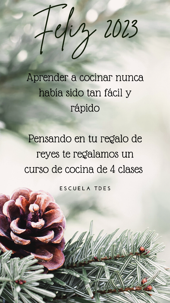 Regalo de un curso de cocina