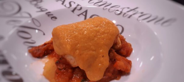 Receta de merluza con crema de ajoarriero