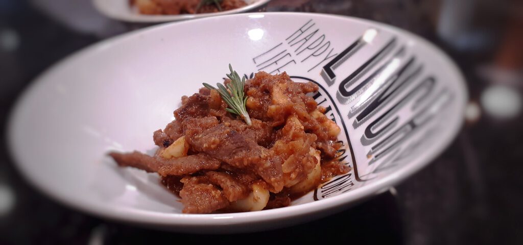Receta de romescada de ternera y sepia