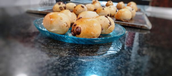 Receta de bollos de chocolate