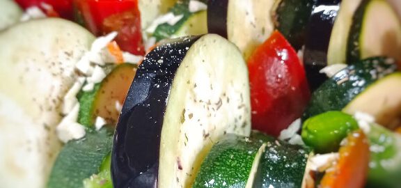 Receta de pollo con ratatouille