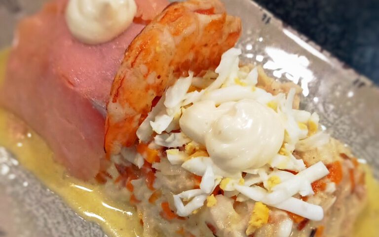 Receta de pastel frío de pescado
