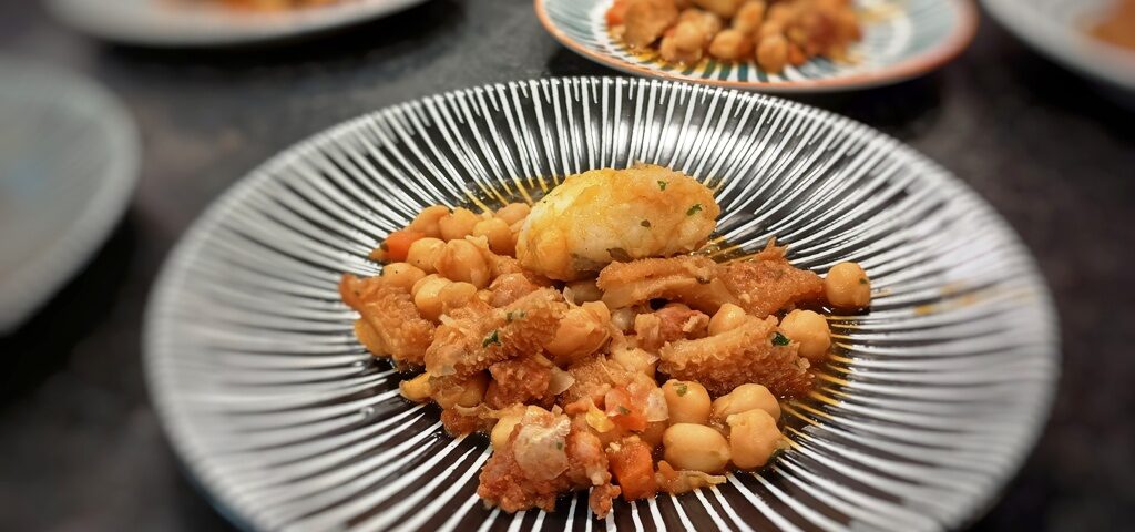 Receta de callos con merluza