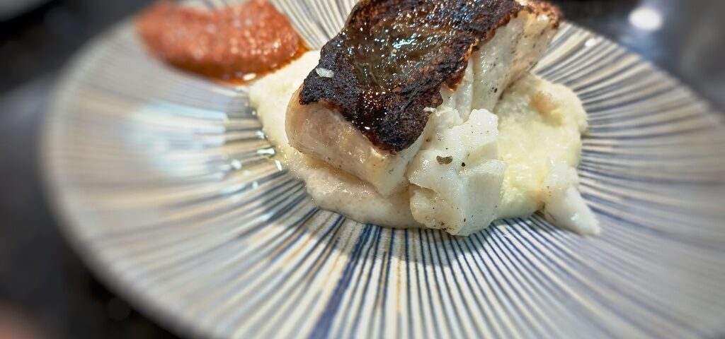 Receta de bacalao con pesto rojo