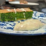 Flan de espinacas con queso de cabra