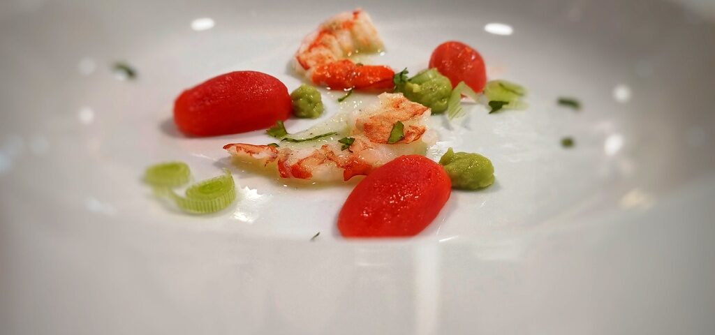 Receta de ceviche de tomate y gambas