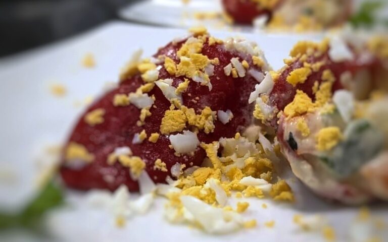 Receta de pimientos rellenos de ensaladilla